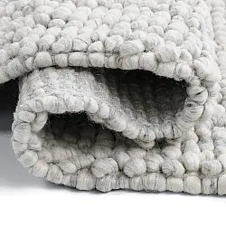Villamatto - Sala Irregular Wool Bubble (vaaleanharmaa melange)