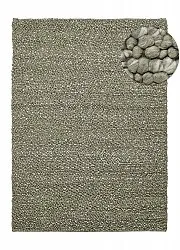Villamatto - Sala Irregular Wool Bubble (sammaleenvihreä/valkoinen meleerattu)