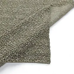Villamatto - Sala Irregular Wool Bubble (sammaleenvihreä/valkoinen meleerattu)