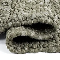 Villamatto - Sala Irregular Wool Bubble (sammaleenvihreä/valkoinen meleerattu)