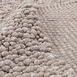 Villamatto - Sala Irregular Wool Bubble (taupe/valkoinen meleerattu)