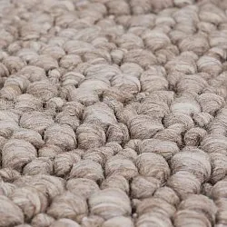 Villamatto - Sala Irregular Wool Bubble (taupe/valkoinen meleerattu)