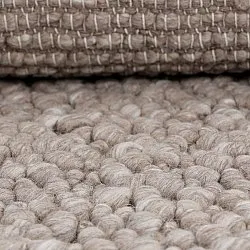 Villamatto - Sala Irregular Wool Bubble (taupe/valkoinen meleerattu)