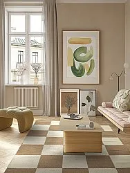 Villamatto - Scacco (ruskea/beige)
