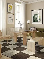 Villamatto - Scacco (musta/beige)