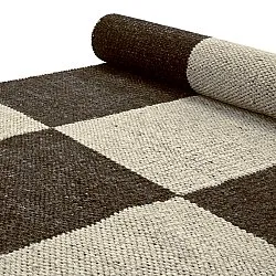 Villamatto - Scacco (musta/beige)