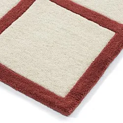 Villamatto - Syl Hand Tufted Wool Premium (punainen/valkoinen)
