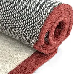 Villamatto - Syl Hand Tufted Wool Premium (punainen/valkoinen)