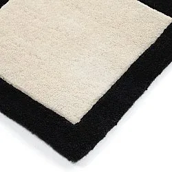 Villamatto - Syl Hand Tufted Wool Premium (musta/valkoinen)