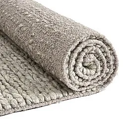 Villamatto - Talvia Braided Wool (harmaa)