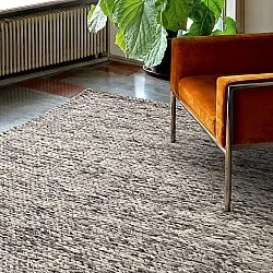 Villamatto - Talvia Braided Wool (tumman harmaa)