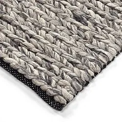 Villamatto - Talvia Braided Wool (tumman harmaa)