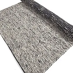 Villamatto - Talvia Braided Wool (tumman harmaa)