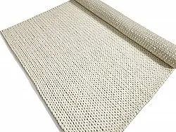 Villamatto - Talvia Braided Wool (luonnonvalkoinen)