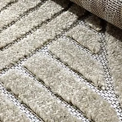Pyöreät matot - Indoor/Outdoor Devon (beige)