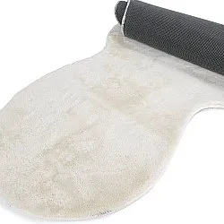 Aaltokuvioinen Käytävämatto - Aranga Super Soft Fur (beige)