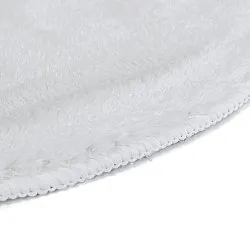 Aaltokuvioinen Käytävämatto - Aranga Super Soft Fur (valkoinen)