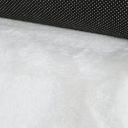 Aaltokuvioinen Käytävämatto - Aranga Super Soft Fur (valkoinen)