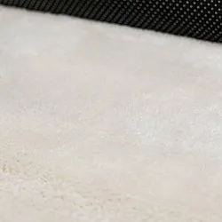 Aaltokuvioinen Käytävämatto - Aranga Super Soft Fur (beige)