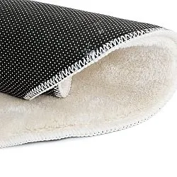 Aaltokuvioinen Käytävämatto - Aranga Super Soft Fur (beige)