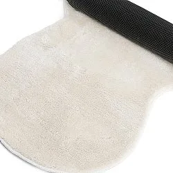 Aaltokuvioinen Käytävämatto - Aranga Super Soft Fur (beige)