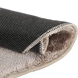 Aaltokuvioinen Käytävämatto - Aranga Super Soft Fur (ruskea)