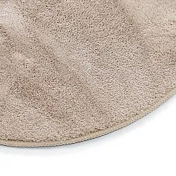Aaltokuvioinen Käytävämatto - Aranga Super Soft Fur (ruskea)