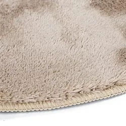 Aaltokuvioinen Käytävämatto - Aranga Super Soft Fur (ruskea)