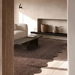Aaltoileva juuttimatto - San Francisco (ruskea)