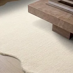 Aaltoileva villamatto - Diu Hand Tufted Wool Premium (kerma)
