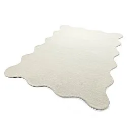 Aaltoileva villamatto - Diu Hand Tufted Wool Premium (valkoinen)