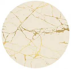 Pyöreät matot - Vieste (beige/kulta)