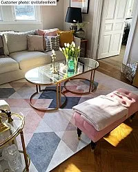 Wilton-matto - Jeral (beige/multi)