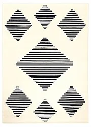 Wilton-matto - Carmen (kerma/musta)