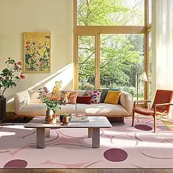 Wilton-matto - Honfleur (pinkki/multi)