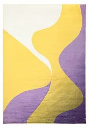 Wilton-matto - Leiden (keltainen/violetti)