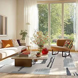 Wilton-matto - Lucerne (harmaa/multi)