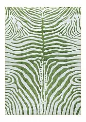 Wilton-matto - Zebra (vihreä)