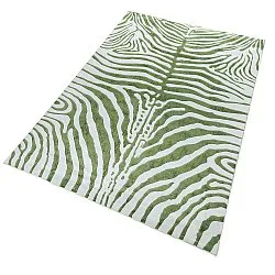 Wilton-matto - Zebra (vihreä)