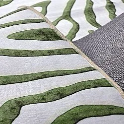 Wilton-matto - Zebra (vihreä)