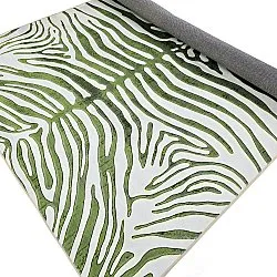 Wilton-matto - Zebra (vihreä)