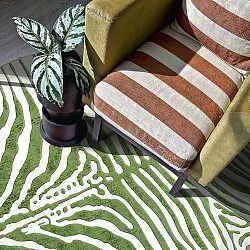 Pyöreät matot - Zebra (vihreä)