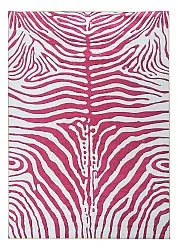 Wilton-matto - Zebra (vaaleanpunainen)