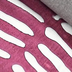 Wilton-matto - Zebra (vaaleanpunainen)