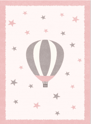 Lastenmatto - Alone Balloon (vaaleanpunainen)