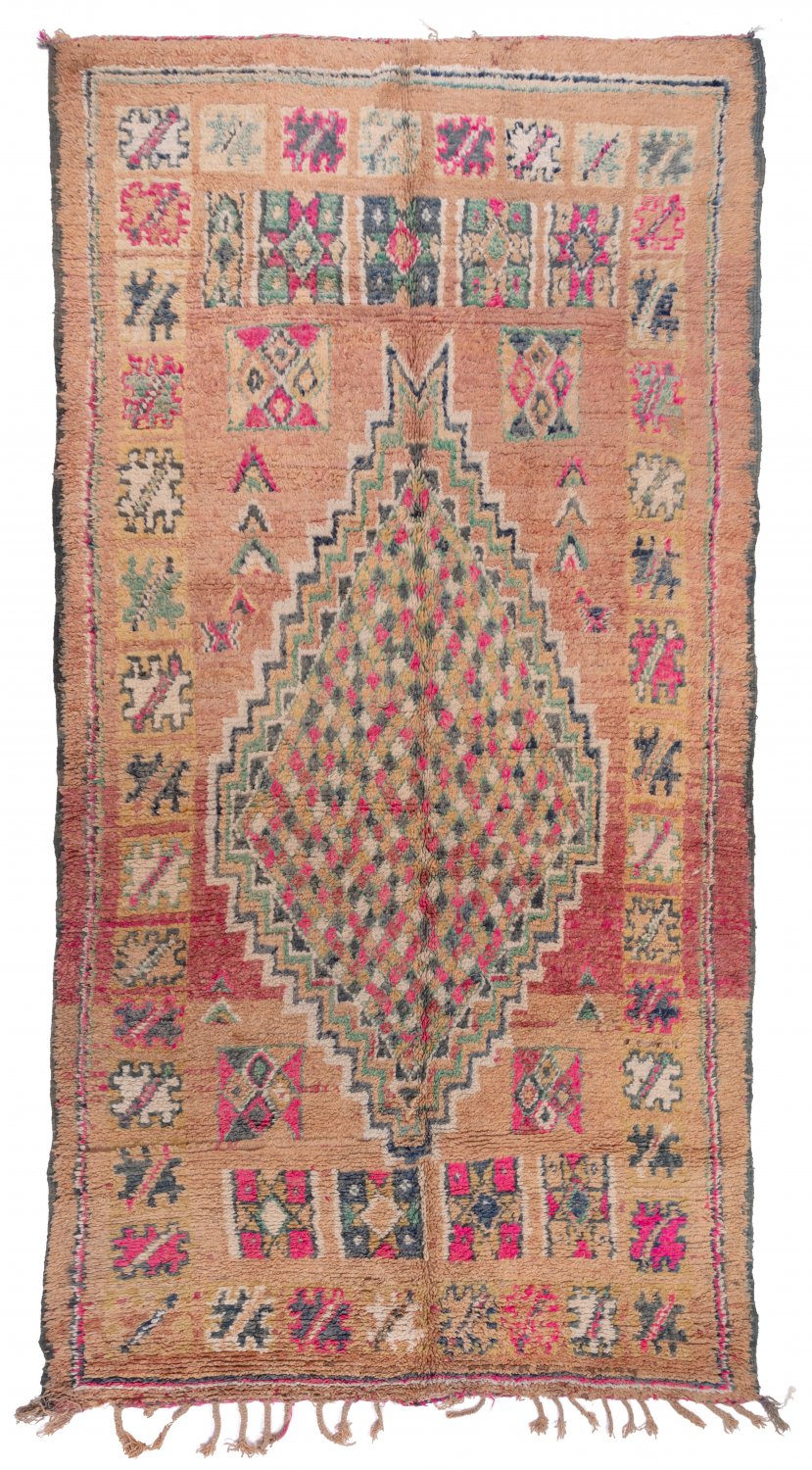 Marokkolainen Kilim matto Azilal 380 x 190 cm 380 x 190 cm