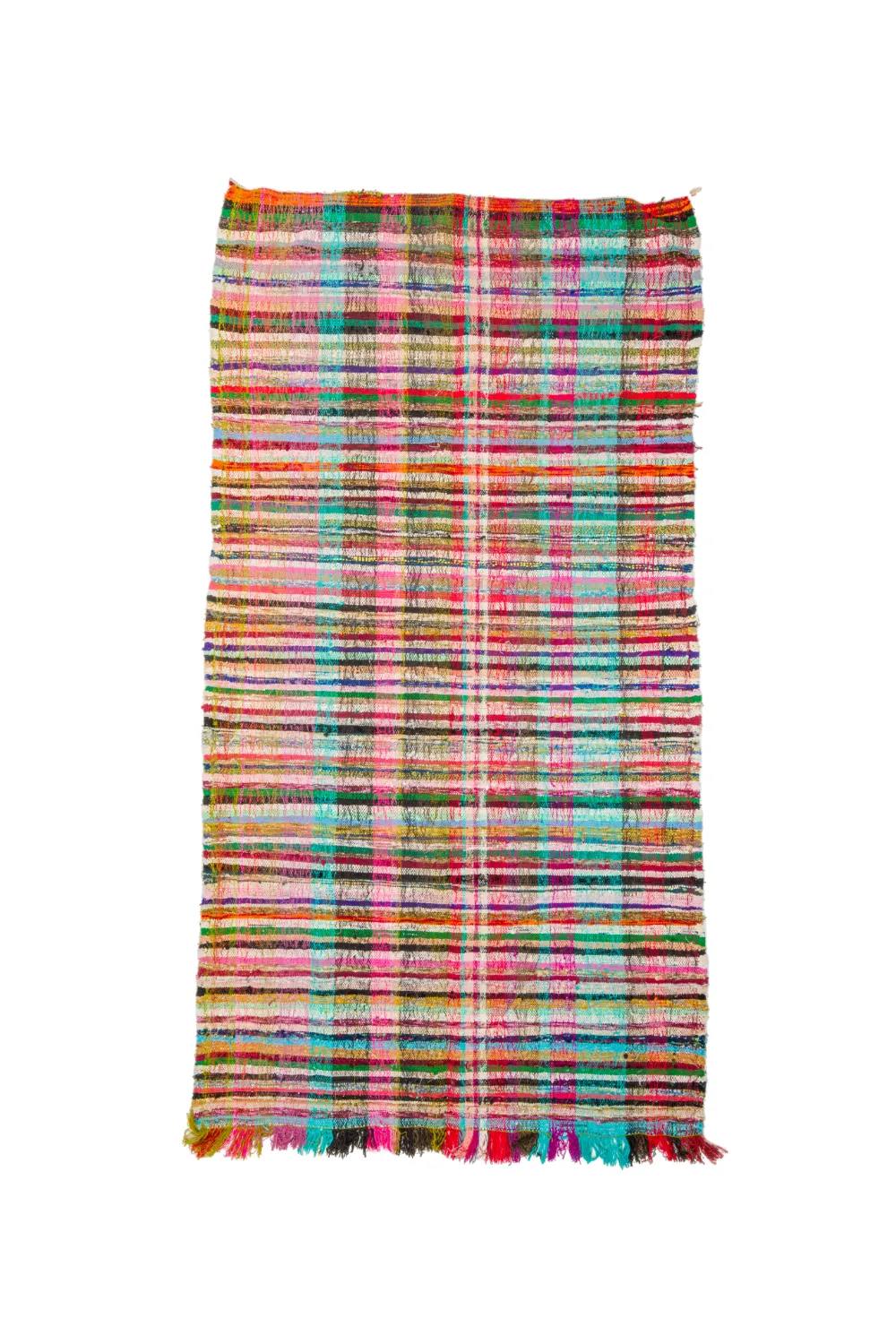 Marokkolainen Kilim matto Boucherouite 160 x 300 cm