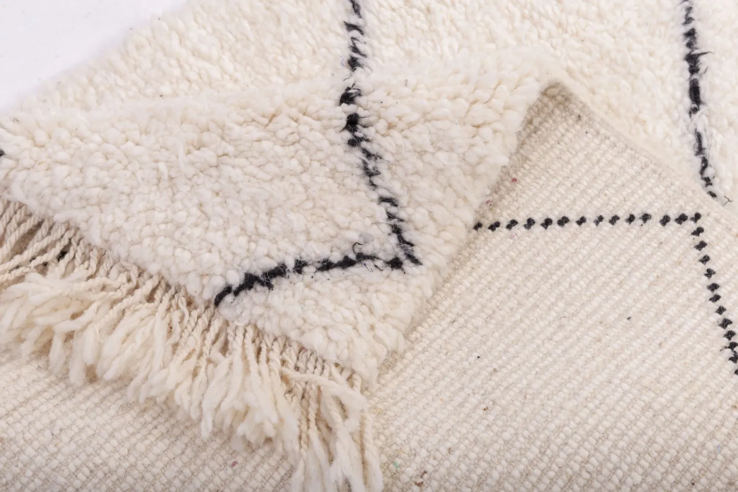 Marokkolainen Kilim matto Beni Ouarain 305 x 85 cm