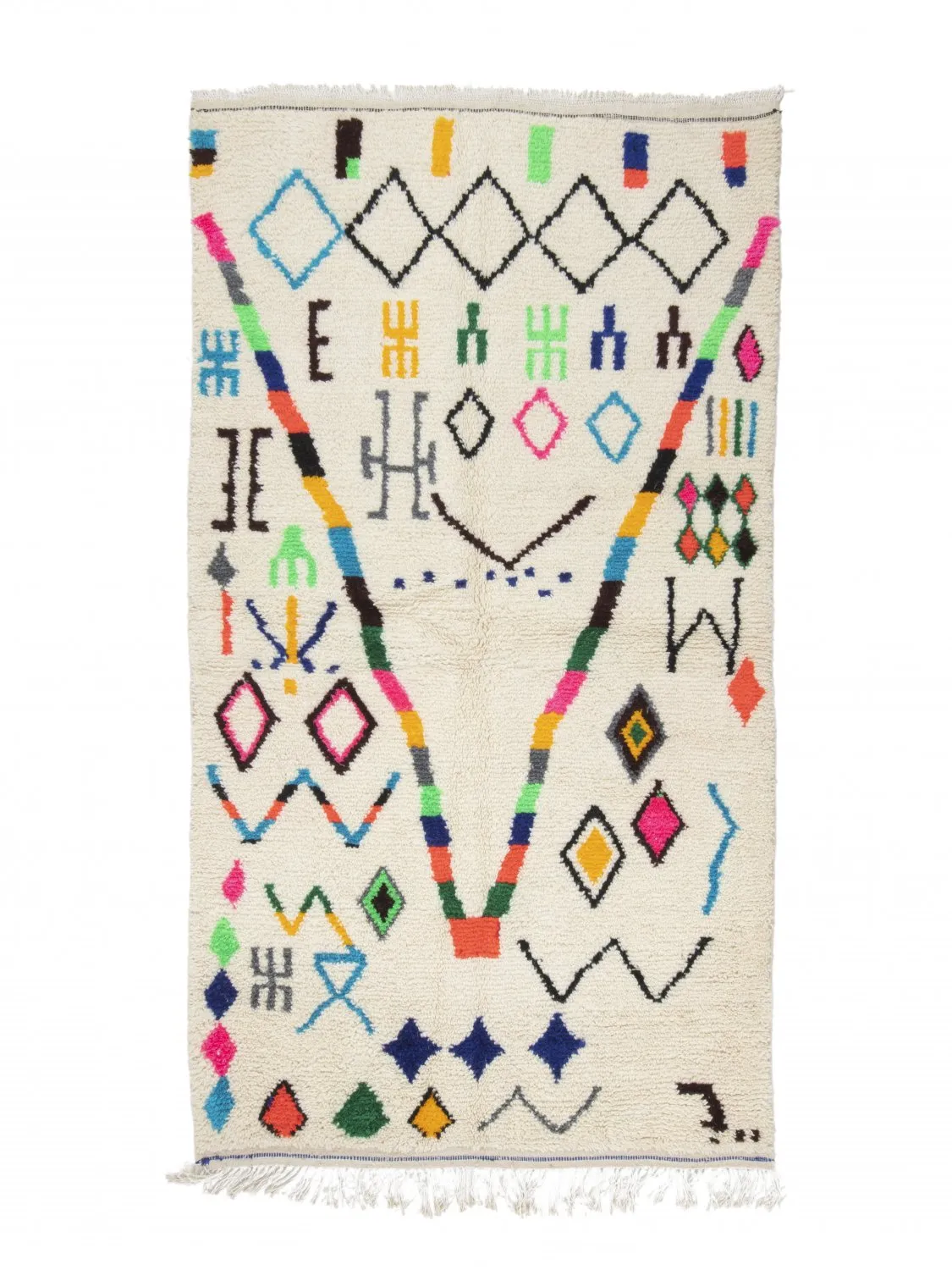 Marokkolainen Kilim matto Azilal 250 x 140 cm