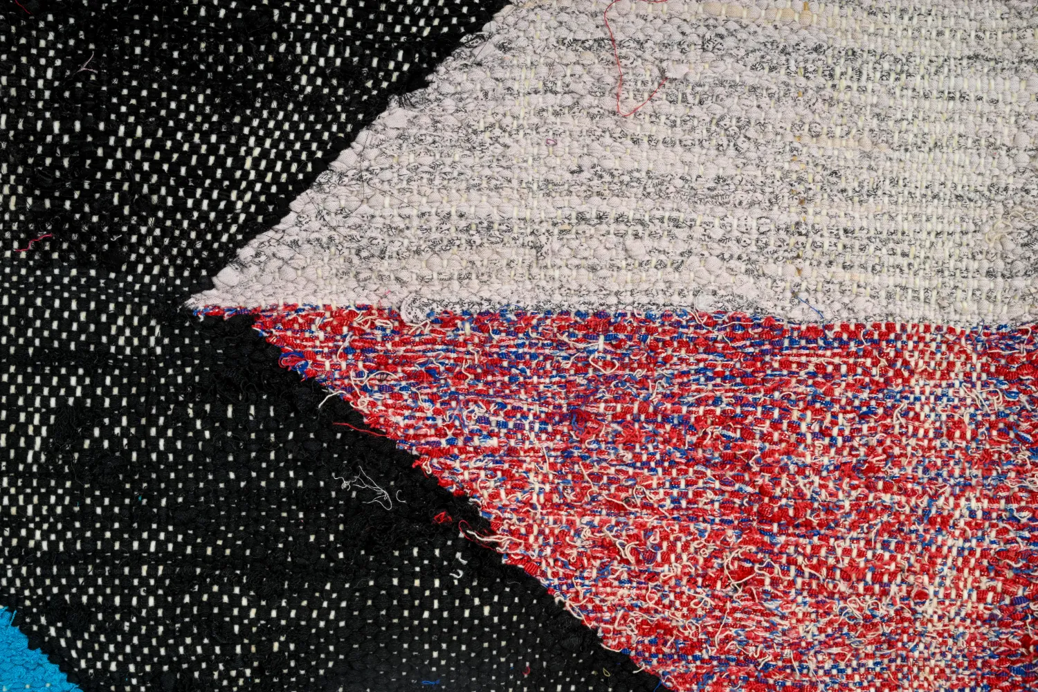 Marokkolainen Kilim matto Boucherouite 120 x 230 cm